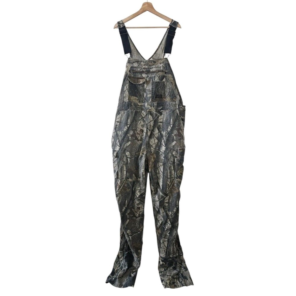 Liberty Mens Size 46 Regular Camouflage Bib Overalls Hunting Outdoor